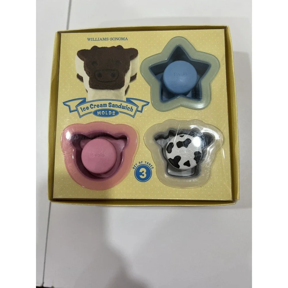 Williams Sonoma Animals Star Ice Cream Molds